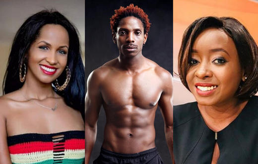 Jacque Maribe’s photo with Chantal and Eric Omondi elicits mixed reactions from fans