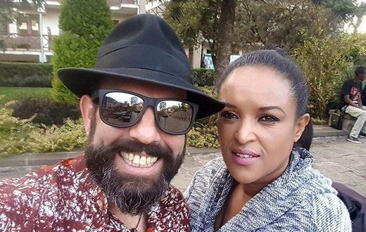Gilad Millo with singer Tsedenia Gebre. He has landed a new job.