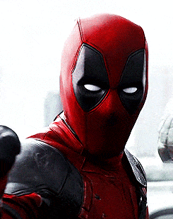 Deadpool shocked GIF