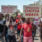 The official results of the election sparked angry protests