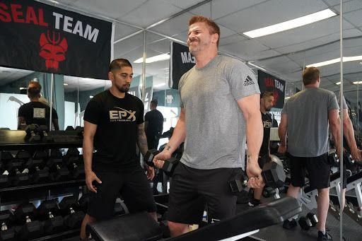 David Boreanaz Seal Team workout