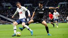 Giovani Lo Celso (L) was on target for Tottenham in their FA Cup win against Middlesbrough