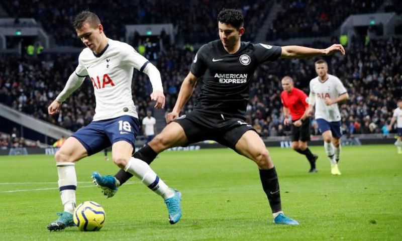 Giovani Lo Celso (L) was on target for Tottenham in their FA Cup win against Middlesbrough