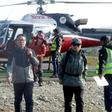 Helicopters were sent out on Saturday to rescue about 200 people stranded around Annapurna and other nearby mountains after the incident