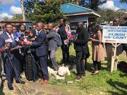 Governor Alfred Mutua at Kilimani Police Station