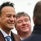 Prime Minister Leo Varadkar (C) focused his campaign on Brexit but voters seemed more concerned with healthcare and housing