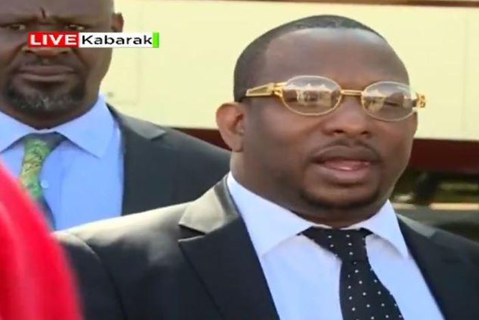 Nairobi Governor Mike Sonko forced to wait outside main dais at former President Mzee Daniel arap Moi's funeral at Kabarak