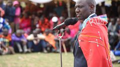 DP Ruto at the thanksgiving ceremony for nominated MP David Ole Sankok