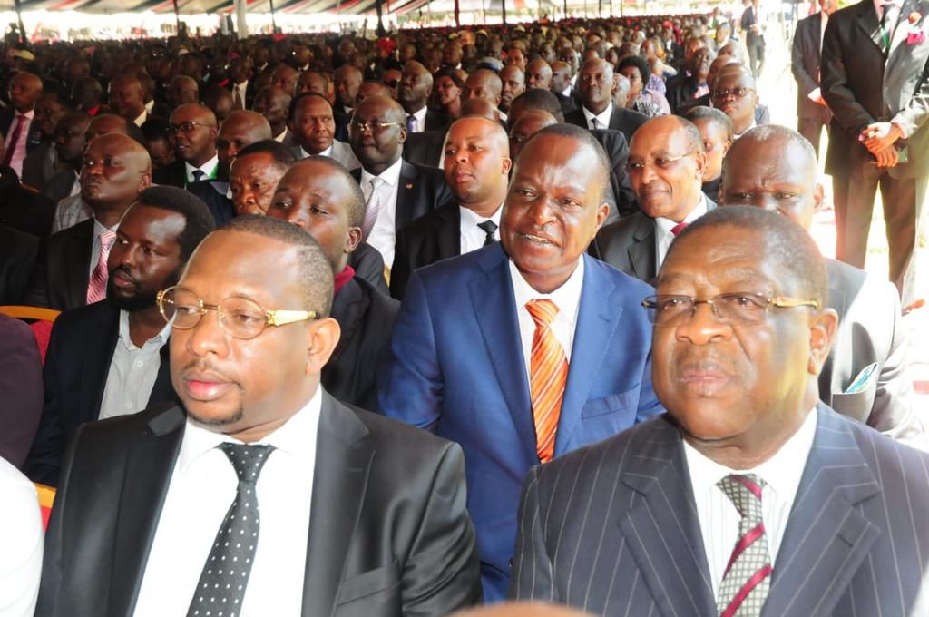 Nairobi Governor Mike Sonko allowed back into main dais at former President Mzee Daniel Arap Moi's funeral at Kabarak