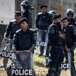 Riot police deploy in Managua after Nicaraguan opposition parties called for a protest against the government of President Daniel Ortega