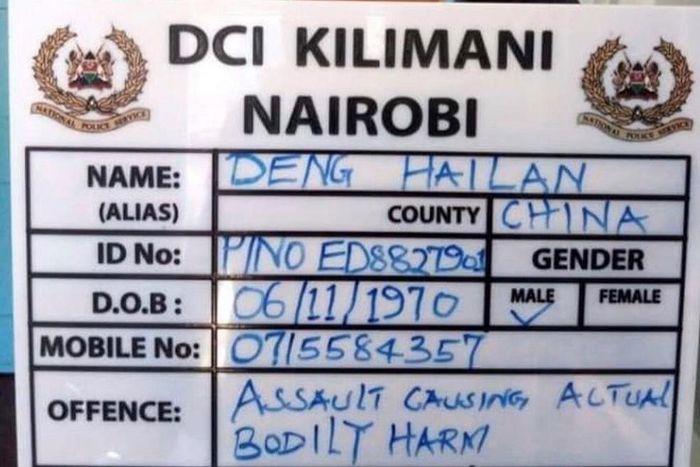 Deng Hailan, 3 other Chinese nationals remanded for 3 days after viral video caning Kenyan worker