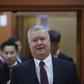 US special representative for North Korea Stephen Biegun arrives for a December 2019 meeting at South Korea's foreign ministry