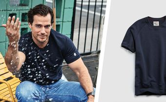 Get Henry Cavill's Cool Short-Sleeve Sweatshirt
