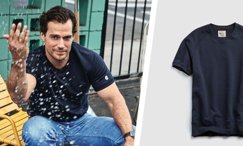 Get Henry Cavill's Cool Short-Sleeve Sweatshirt