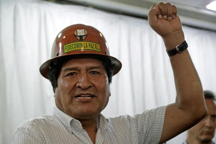 Ex-president Evo Morales, exiled in Argentina, was the first indigenous leader of Bolivia
