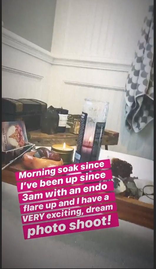 Sarah Hyland instagram endo flare