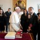 Pope Francis and Maltese Prime Minister Joseph Muscat meet at the Vatican, despite calls from academics for the pontiff to cancel the event