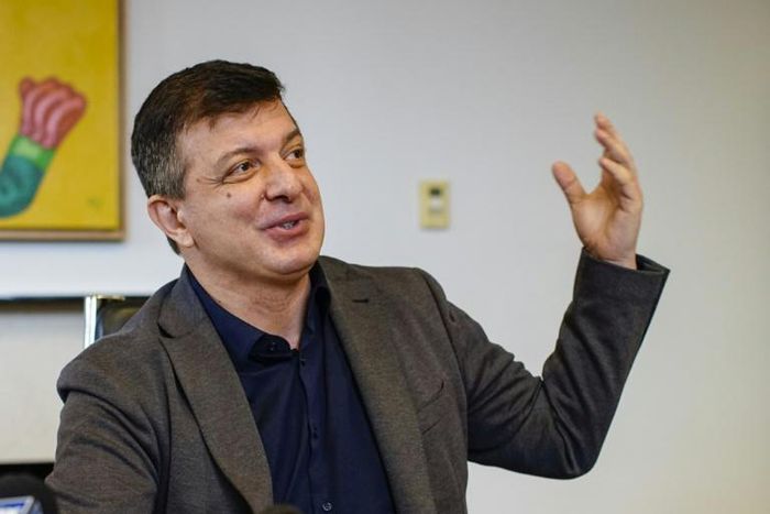 Performance artist David Datuna said his eating of a banana from Maurizio Cattelan's work which sold for $120,000 was "the first time one artist eats art of another artist"