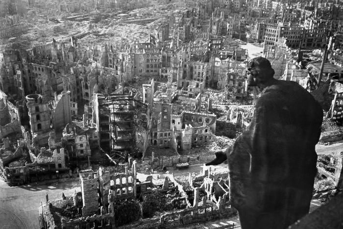 Historians think the February 13, 1945 Allied bombing of Dresden killed 25,000 people