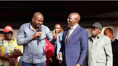 File image of DP Ruto with Rasid Echesa
