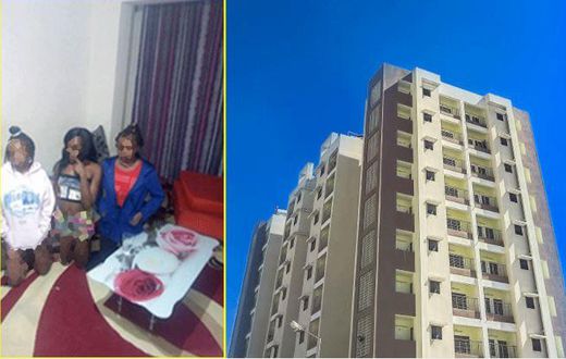 Underage girls busted during police officers raid at a brothel linked to ex minister