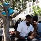 The asylum-seekers moved into Greenmarket Square in November