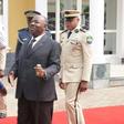 Bongo, seen here at a wreath-laying ceremony on August 16, sparked intense speculation about his fitness to govern after he fell ill with a stroke. He is scheduled to host an 11-nation regional summit on Wednesday
