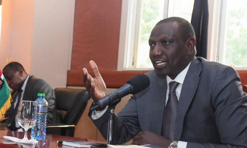 File image of DP Ruto at a past event