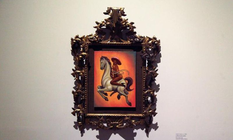 A painting called 'La Revolucion, 2014' by Fabian Chairez of Mexican Revolutionary hero Emiliano Zapata has caused controversy after his family members accused it of "denigrating" his image
