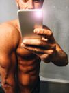 muscle fit selfie man portrait
