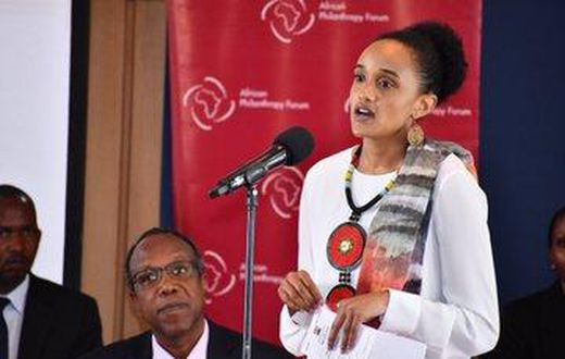 Ms Ngina Kenyatta, Director of the Kenyatta Trust