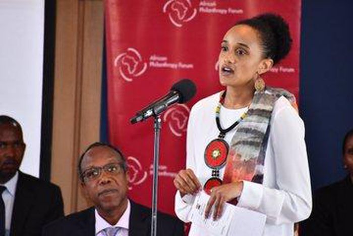 Ms Ngina Kenyatta, Director of the Kenyatta Trust