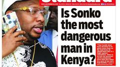Yes, I am the most dangerous man in Kenya - Nairobi Governor Mike Sonko replies to Standard newspaper headline