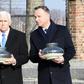 Poland's President Andrzej Duda (R, pictured February 2019 at Auschwitz) said he will not participate in the event marking the liberation of the Nazi death camp
