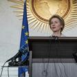 European Commission president Ursula von der Leyen in Ethiopia's capital Addis Ababa, her first trip outside Europe since being appointed