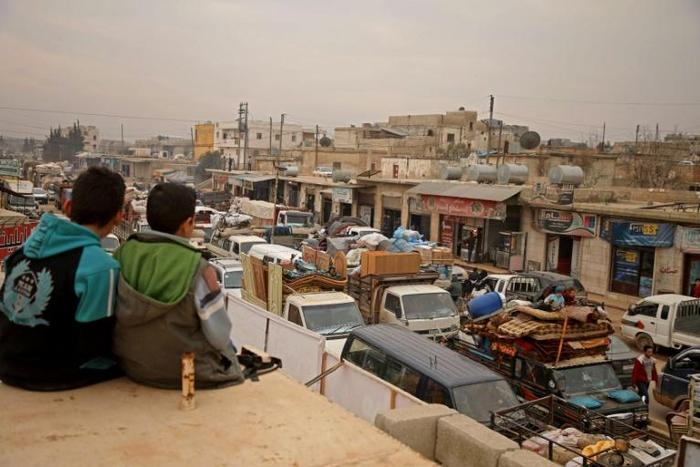 The Syrian regime offensive has displaced some 520,000 people in one of the biggest upheavals of the nine-year war