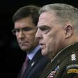 US Joint Chiefs Chairman General Mark Milley (R) says the United States is prepared for "whatever" from North Korea amid concerns Pyongyang, frustrated over the lack of sanctions relief, could take provocative actions in the coming days.