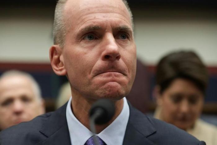 Dennis Muilenburg, president and CEO of the Boeing Company, testifies before the House Transportation and Infrastructure Committee