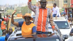 Raila Odinga campaigning for Bernard Imran Okoth in Kibra