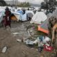 The squalor of the migrant camp on the Greek island of Chios