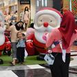 Despite being a Muslim-majority nation, many Indonesians are happy to take part in Christmas festivities regardless of their religion -- although conservative Islamic groups frequently target public displays