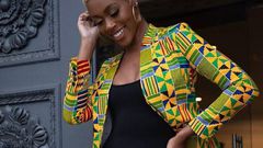 Ankara blazer (Pinterest)