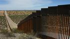 A portion of the wall on the US-Mexico border, seen from Chihuahua State in Mexico