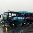 The scene of the Sunday morning accident along Nairobi-Mombasa road