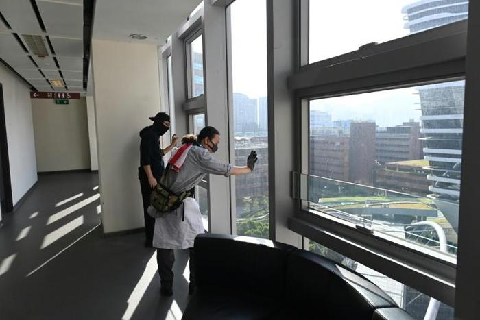 Pro-democracy protesters hiding out the Hong Kong Polytechnic University are fearful and exhausted, but defiant