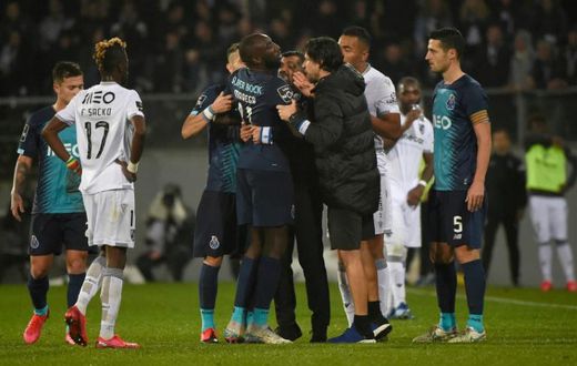 FC Porto's Malian forward Moussa Marega left the pitch after racists chants
