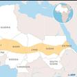 Map of the Sahel region