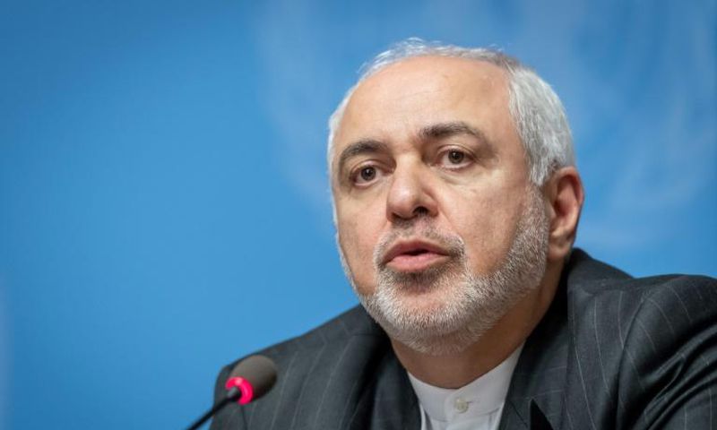 Javad Zarif, pictured here in Geneva, said Europe was being 'bullied' by Washington