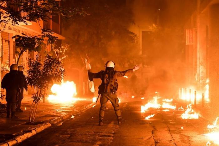 The annual demonstation marking the 1973 student uprising against Greece's US-backed military dictatorship regularly descends into violence