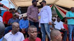 Joho, Raila steal the show in Mombasa as Tangatanga brigade given a a surprise